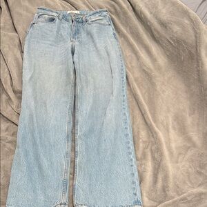 Abercrombie & Fitch Curve Love The Loose High Rise Jeans